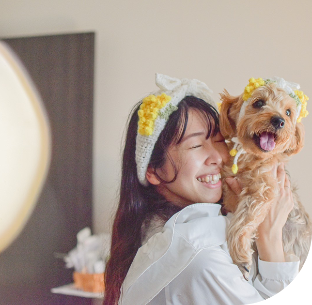 2児と1匹のママでハンドメイド作家です。子どもが生まれる前は幼稚園の先生をしていました。